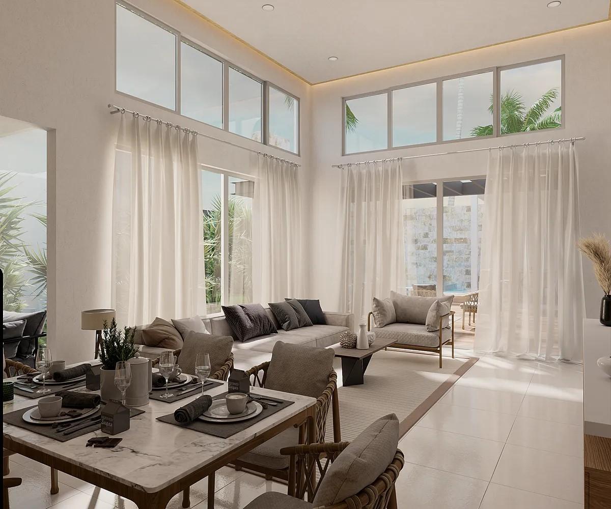 CANA ALTA, CIUDAD LAS CANAS / Villa Tipo E / 180 m2 /2 Habs + 2baños